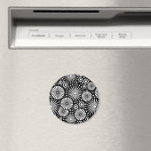 美しい白黒の磁石 マグネット (インサイチュ (食洗機))