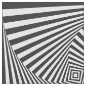 美しい白黒の螺線形の目の錯覚 ファブリック (クローズアップ)