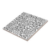 美しい白黒タイル タイル (側面)