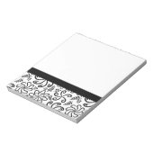 美しい白黒ノートブック ノートパッド (回転)