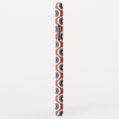 美しい白黒レッドパターン Case-Mate iPhoneケース (裏面/右)