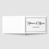 美しい白黒 ゲストブック (全面)