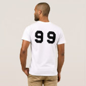 美しい白Tシャツ Tシャツ (裏面フル)