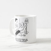 美しい皮膚深い コーヒーマグカップ (正面左)