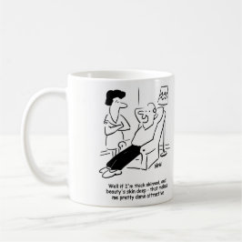 美しい皮膚深い コーヒーマグカップ