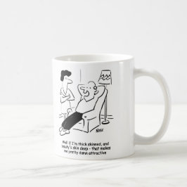 美しい皮膚深い コーヒーマグカップ