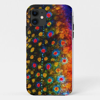 美しい皮、カワマス iPhone 11 ケース