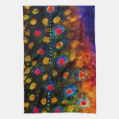 "美しい皮、ジェームスの女性によるカワマス" キッチンタオル (縦)