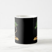 美しい盆栽ツリーコーヒーマグ コーヒーマグカップ (中央)