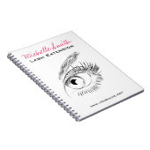 美しい目の長い点滅Lash Extension ノートブック (右側)