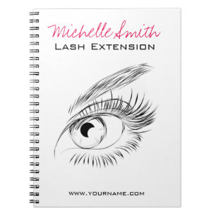 美しい目の長い点滅Lash Extension ノートブック