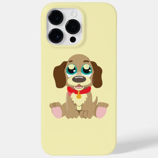 美しい目をした可愛い子犬 Case-Mate iPhoneケース (裏面)