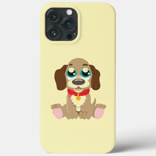 美しい目をした可愛い子犬 Case-Mate iPhoneケース (裏面)