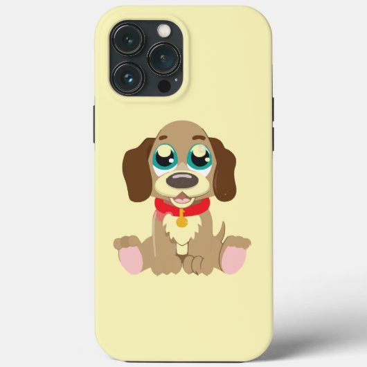 美しい目をした可愛い子犬 Case-Mate iPhoneケース (裏面)