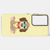 美しい目をした可愛い子犬 SAMSUNG GALAXYケース (左側面)