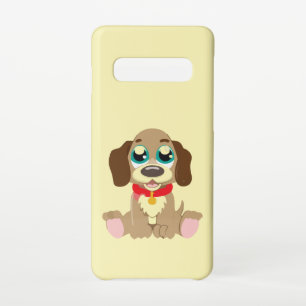 美しい目をした可愛い子犬 SAMSUNG GALAXY S10ケース