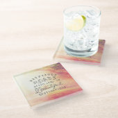 美しい目的地へ難しい道 ガラスコースター (アングル)