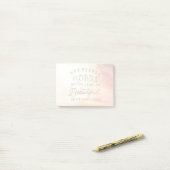 美しい目的地へ難しい道 ポストイット (デスク上)