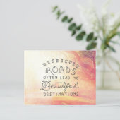 美しい目的地へ難しい道 ポストカード (スタンド正面)