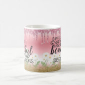 "美しい目的地"マ感動的グ コーヒーマグカップ (中央)