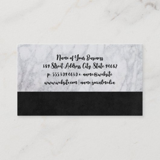 美しい目 |メイクアップブラシ 名刺 (裏面)