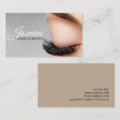美しい眉マイクロブラディング&ラッシュエクステンション 名刺 (正面/裏面)