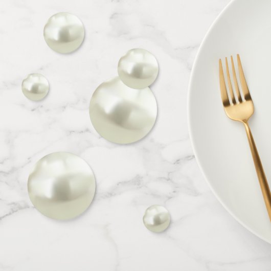 美しい真珠のビーチ結婚式テーブル紙吹雪 コンフェッティ (グループ)