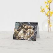 美しい真菌ノートカード カード (黄色い花)