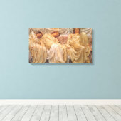 美しい眠い女性(ドリーマー) (ヴィンテージアート) キャンバスプリント (インサイチュ (ウッドフロア))