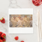 美しい眠い女性（ドリーマー） (ヴィンテージアート) スタンダードランチョンナプキン (インサイチュ)