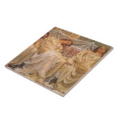 美しい眠い女性（ドリーマー） (ヴィンテージアート) タイル (側面)