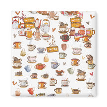 美しい眼鏡、急須、カップなどのデザイン