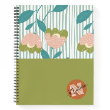 美しい着色グラフィックパターンフローラモノグラム