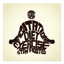 美しい瞑想やる気を起こさせるウォールアート