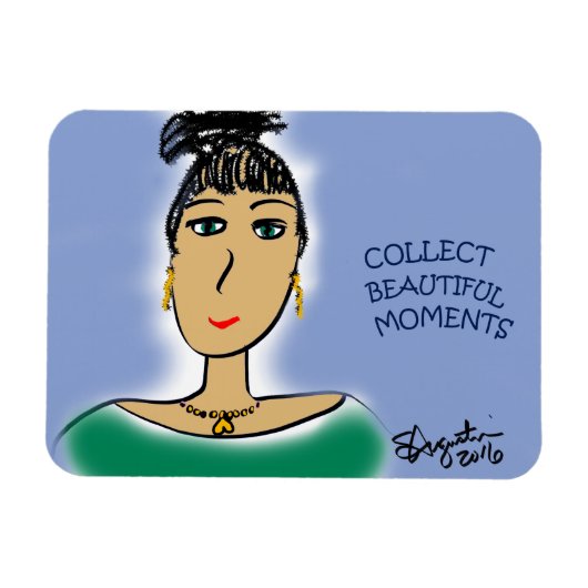 美しい瞬間を集める マグネット (横)