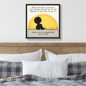 美しい瞬間 キャンバスプリント (インサイチュ (寝室))