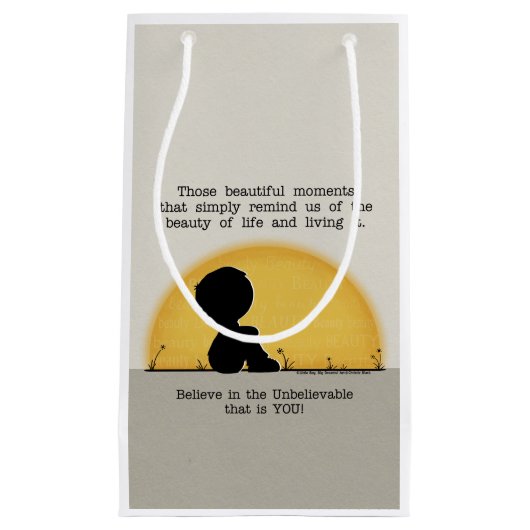 美しい瞬間 スモールペーパーバッグ (正面)