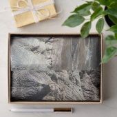 美しい砂漠の山の写真 薄葉紙 (ギフト)