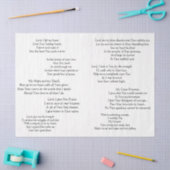 美しい祈りの言葉デコップティッシュ 薄葉紙 (クラフト)