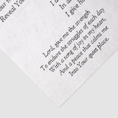 美しい祈りの言葉デコップティッシュ 薄葉紙 (詳細)