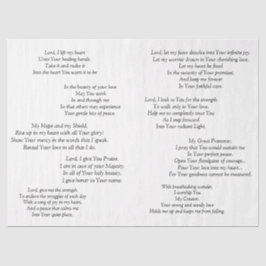 美しい祈りの言葉デコップティッシュ 薄葉紙