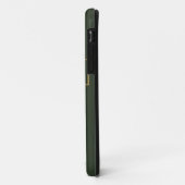 美しい祝福 ダークグリーン携帯ケース Case-Mate iPhoneケース (裏面/左)