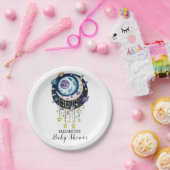 美しい神秘的な星の赤ちゃんシャワー ペーパープレート (パーティー)
