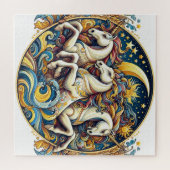 「美しい神秘的な馬」 26 ジグソーパズル (横)