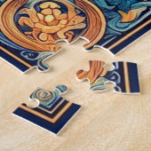 「美しい神秘的な馬」 49 ジグソーパズル (側面)