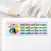 美しい私は体操の住所 シール (インサイチュ)