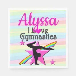 美しい私は体操デザイン スタンダードランチョンナプキン