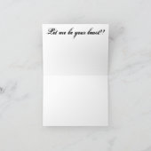 美しい私をあなたの獣にさせてくれ…バレンタインデー シーズンカード (内部)