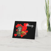 美しい私をあなたの獣にさせてくれ…バレンタインデー シーズンカード (正面)