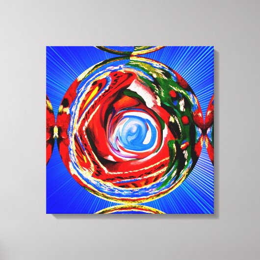 美しい秋のスピリットアート キャンバスプリント (正面)